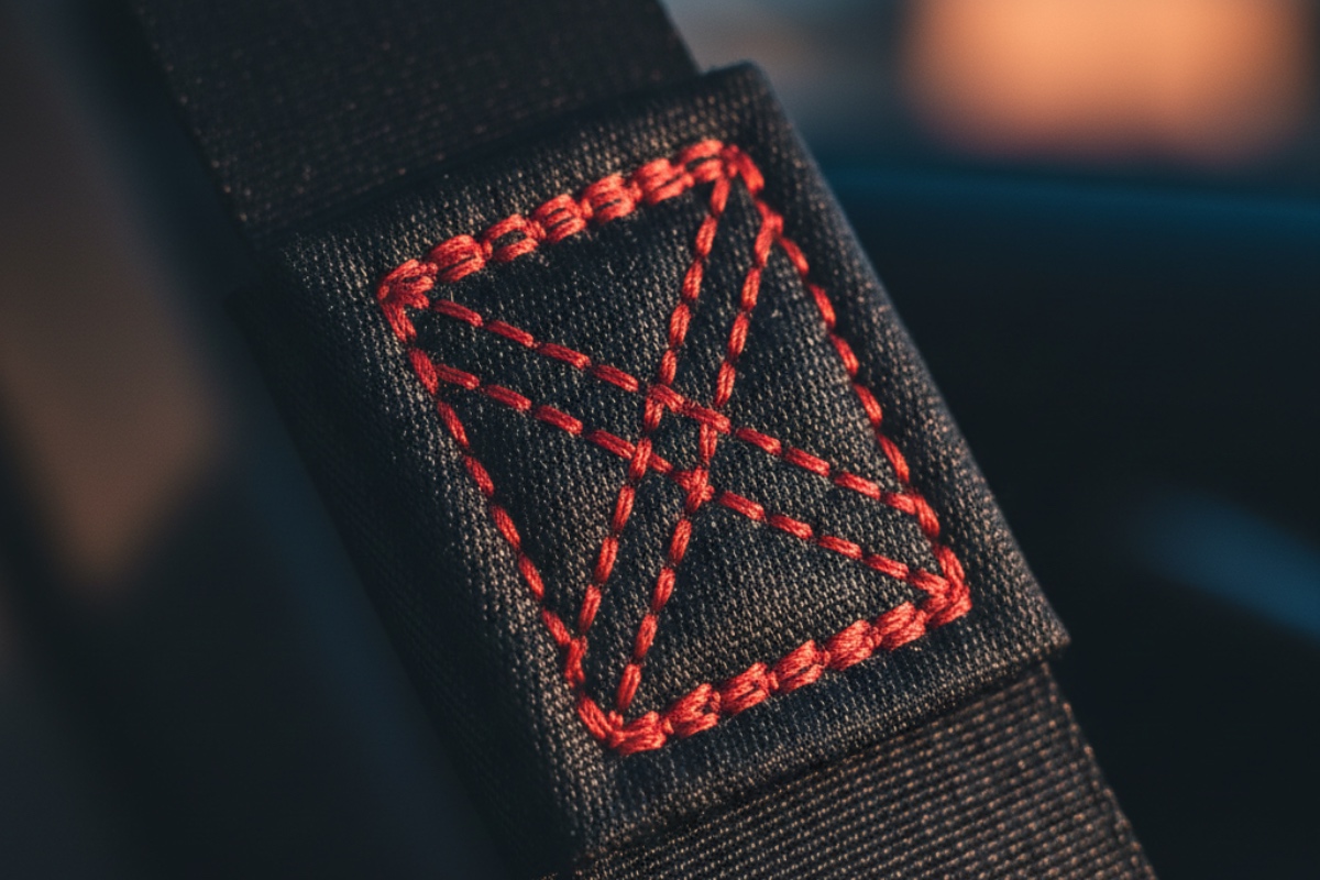 Bezpečnostní pásy řidiče a spolujezdce nejsou stejné. Malá smyčka dělá velký rozdíl detail 1