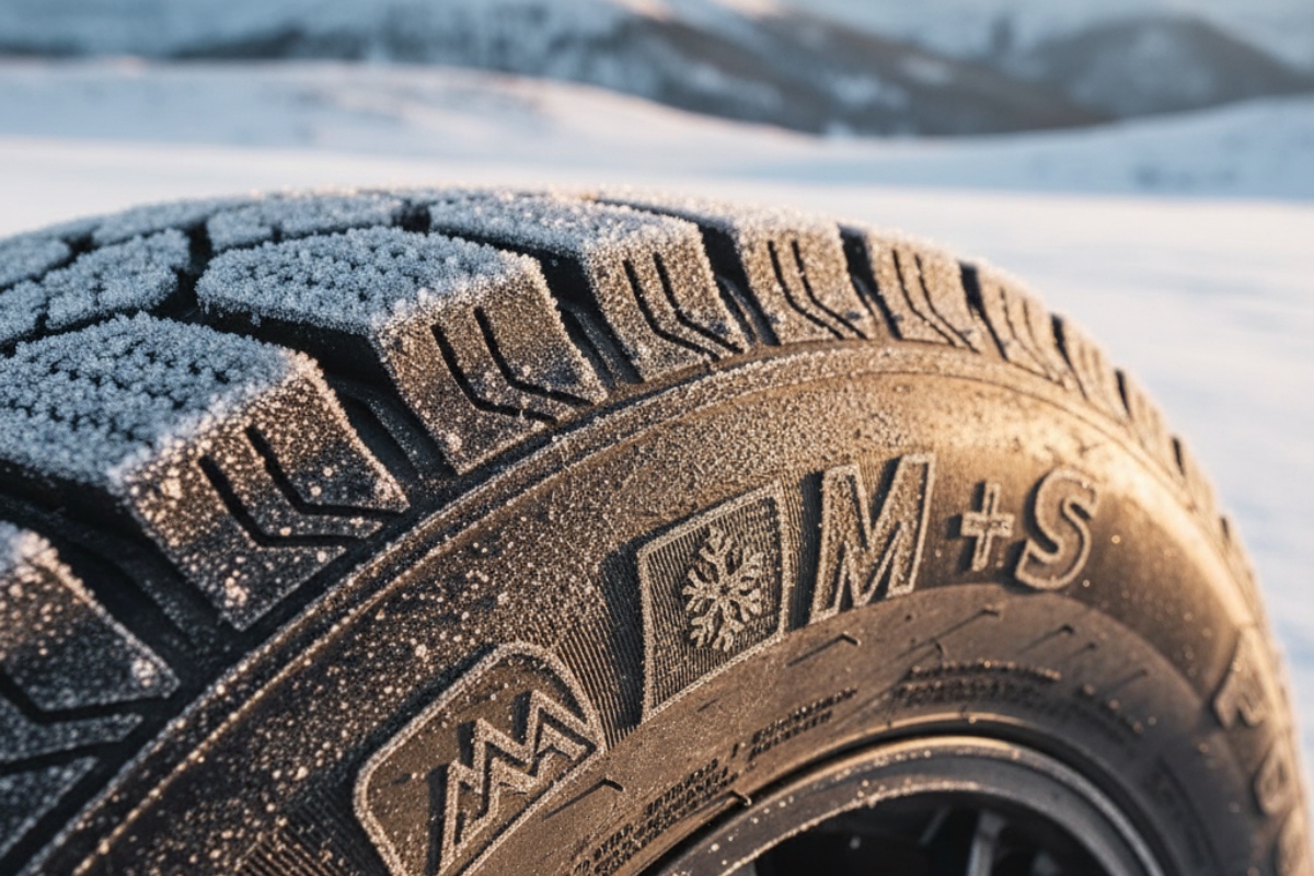 Pokuta za pneumatiky M+S? Ano, protože musí být ještě něco. Takové musí být zimní pneumatiky detail 1