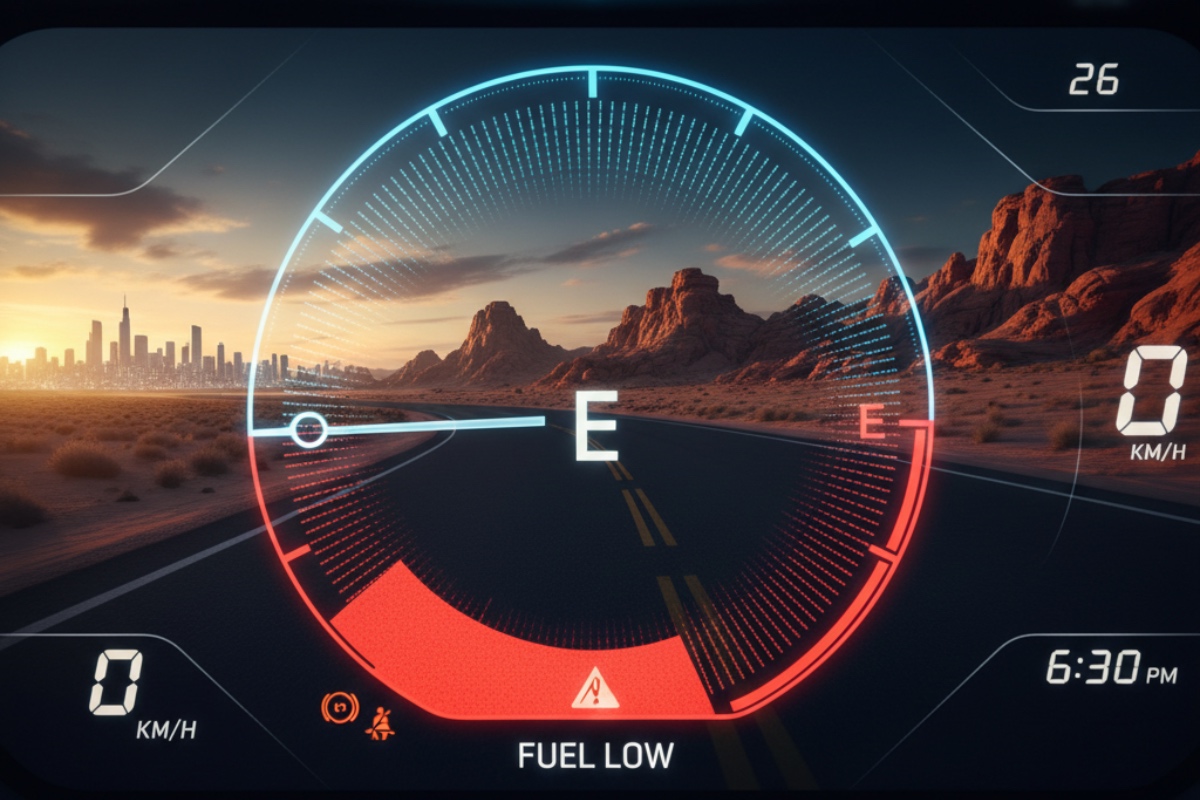 Kolik kilometrů ujedete na rezervu? Záleží na autě, ale raději buďte opatrní detail 1