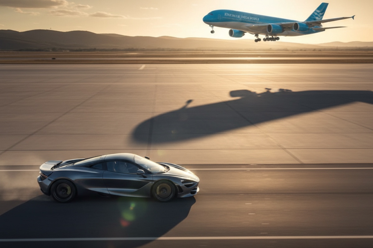 Tato dopravní značka se vyskytuje u letišť, ale neznamená, že musíte dávat přednost letadlům detail 2