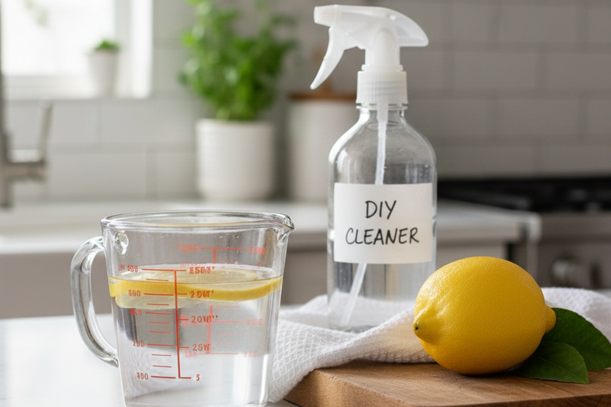 Čarobna domaća mješavina od tri sastojka za blistav sudoper bez kamenca detail 1