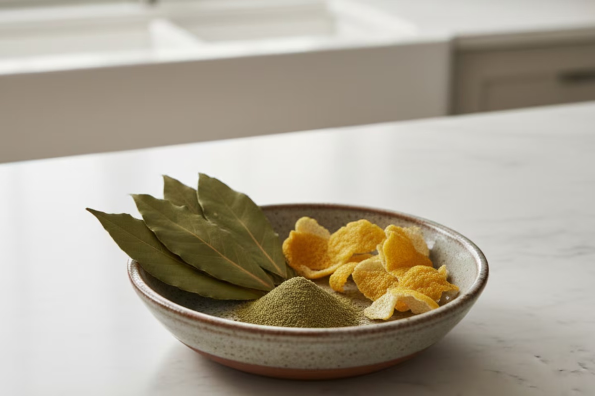 Usitnjavanje lovora sa sušenom korom limuna: zašto se preporučuje i čemu služi detail 1