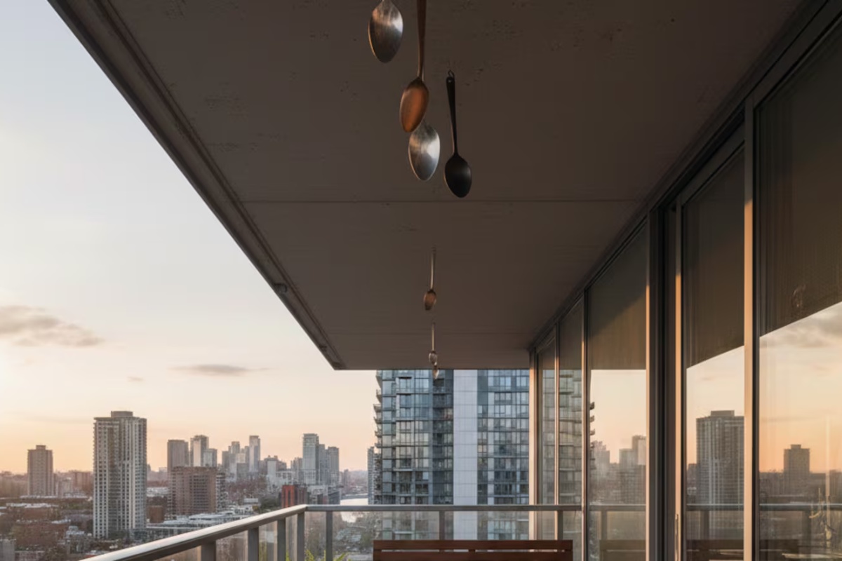 Malo tko zna: čemu služi vješanje metalnih žlica na balkon detail 1