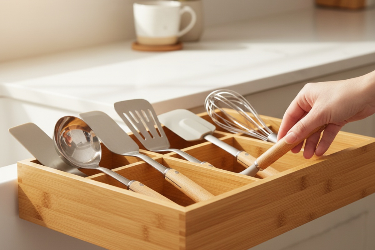 Zbogom raspršenom posuđu u kuhinji: trendi komad koji istovremeno organizira i dekorira detail 1