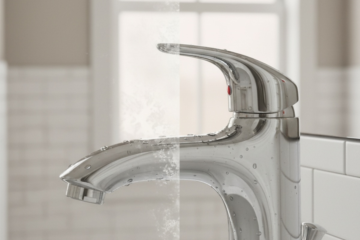 Ovo tajno sredstvo za 5 minuta uklonit će sav vapnenac u kupaonici! detail 1