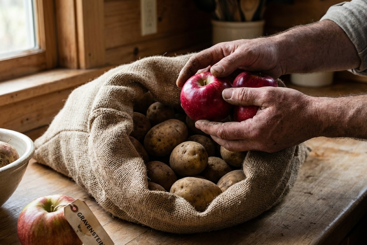 Krumpir će prestati nicati u vreći čak i do proljeća: jednostavno stavite ovo jedno voće pored njega detail 1