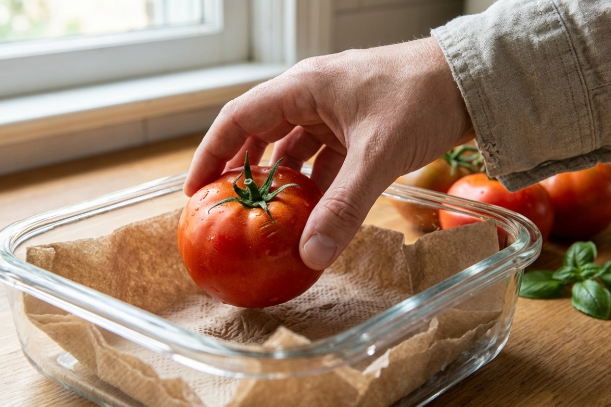 Rajčica će ostati svježa do 30 dana i bez plijesni ako je ovako čuvate u kuhinji detail 1