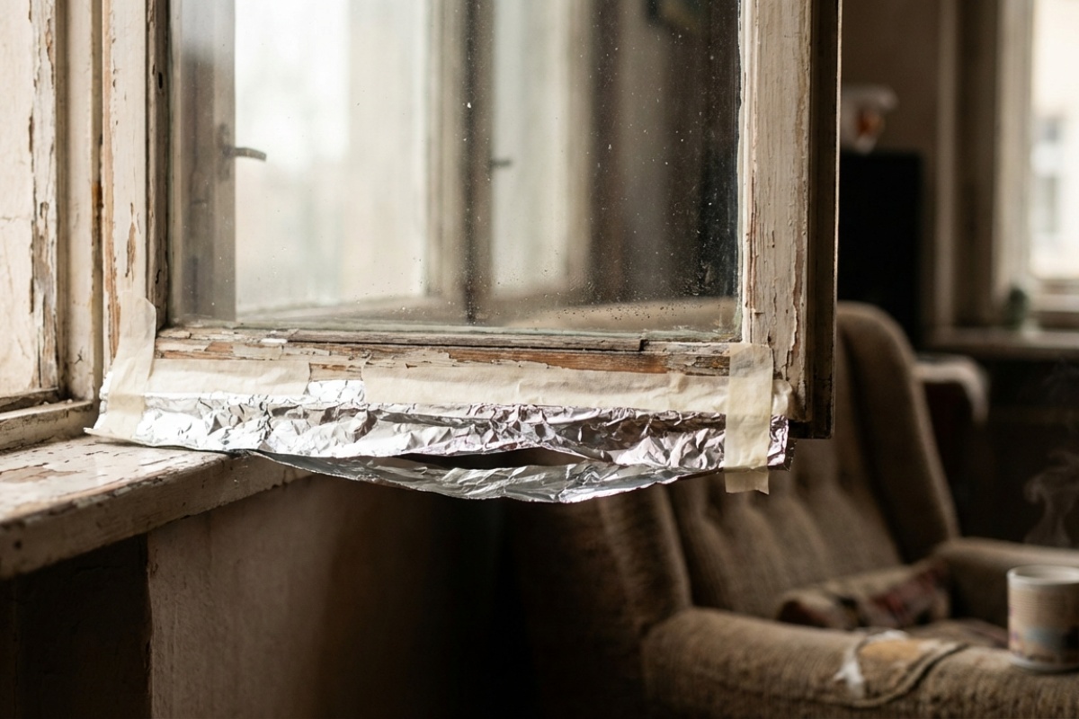 Zašto se aluminijska folija iznenada pojavljuje duž rubova prozora i što inženjeri kažu o njezinoj stvarnoj učinkovitosti u smanjenju gubitka topline i poboljšanju energetske učinkovitosti doma detail 1