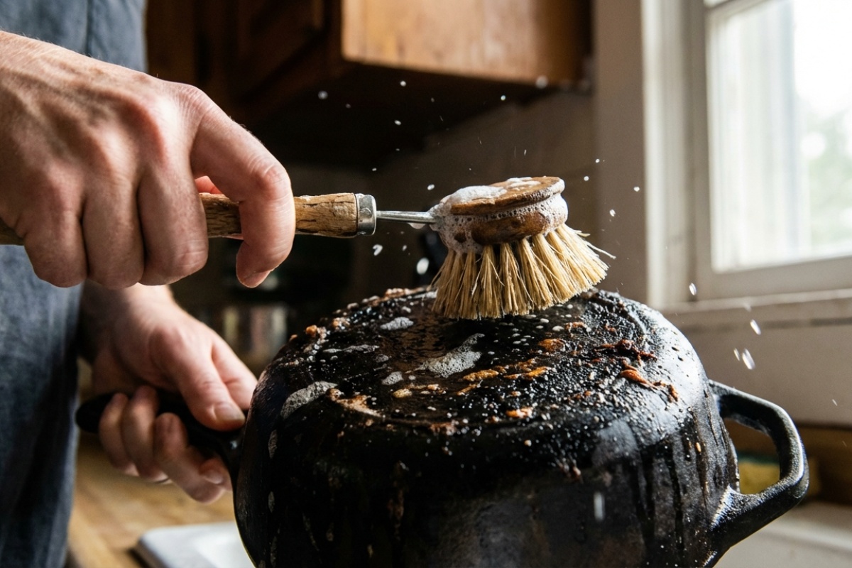 Treba li ribati suđe spužvom ili četkom? Što profesionalci za čišćenje koriste za najbolju čistoću detail 1