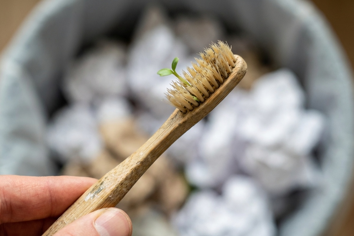 Jednostavan trik s četkicom za zube koji vraća boju fugama na pločicama bez kemikalija detail 1