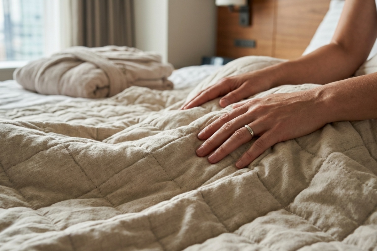 Odbacite poplun: zašto hoteli s pet zvjezdica prelaze na ultra-udobnu ponderiranu posteljinu detail 1