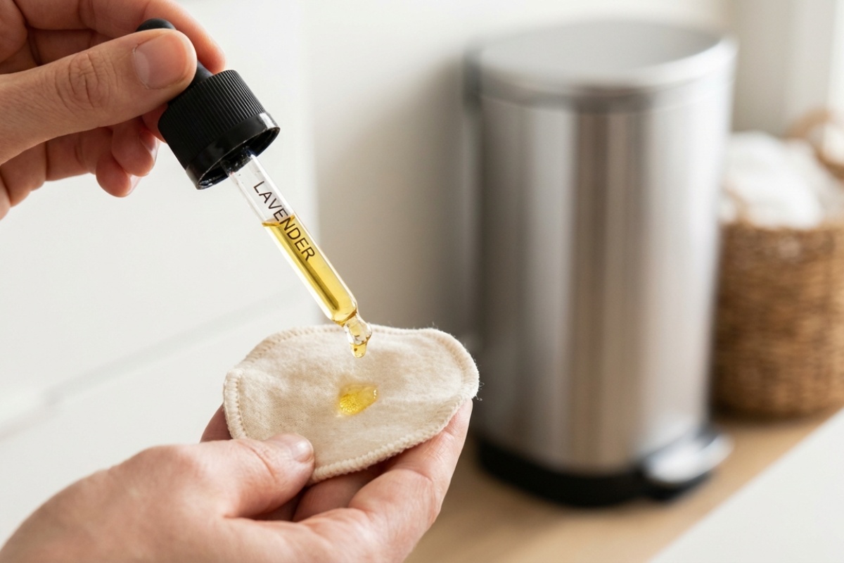 Zbogom, neugodan miris iz kante za smeće: stavite na dno, ispod vreće, pamučnu blazinicu namočenu ovim eterom detail 1