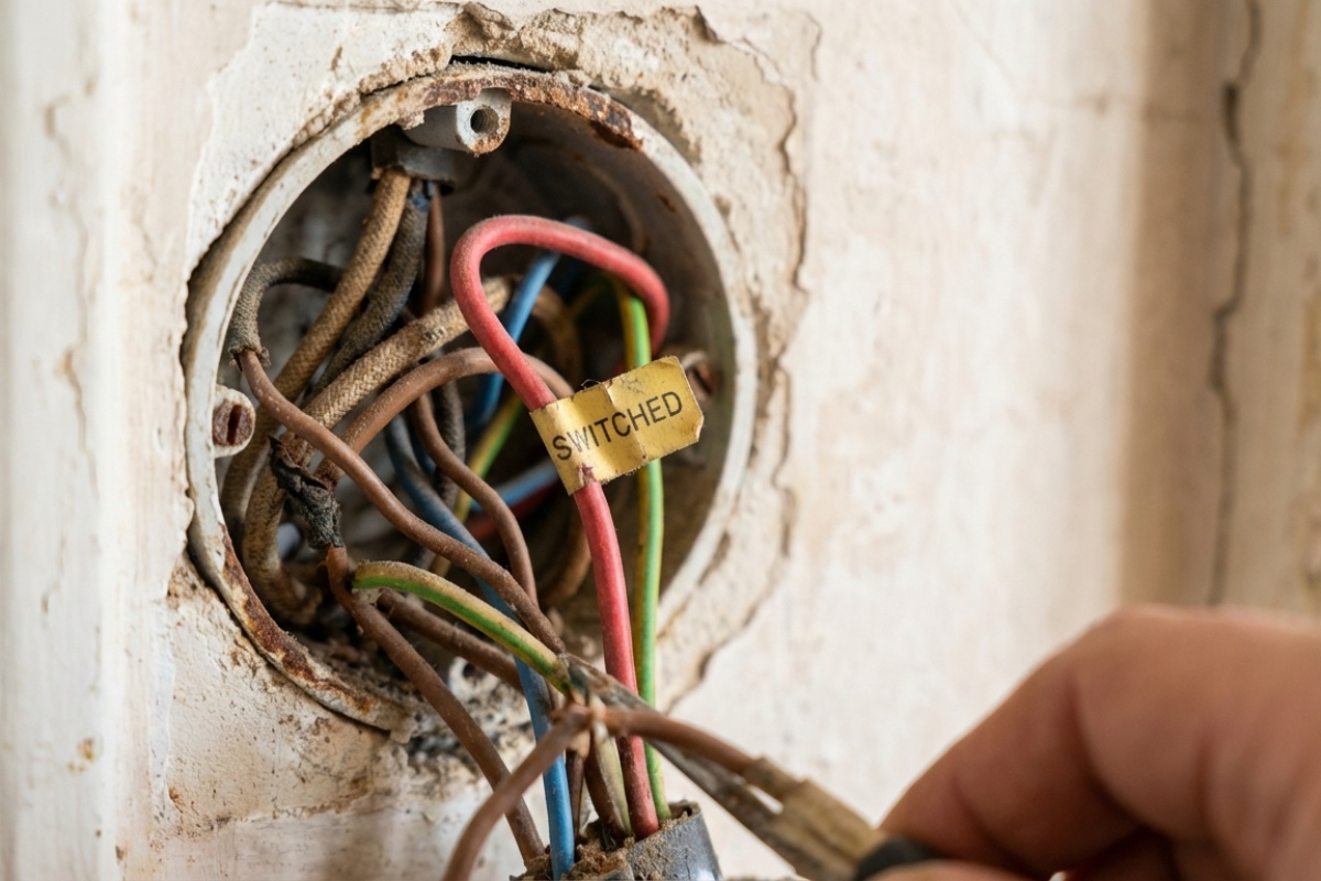 Zamjena utičnice bez izbijanja osigurača: zanemaren korak koji sprječava kratki spoj detail 1