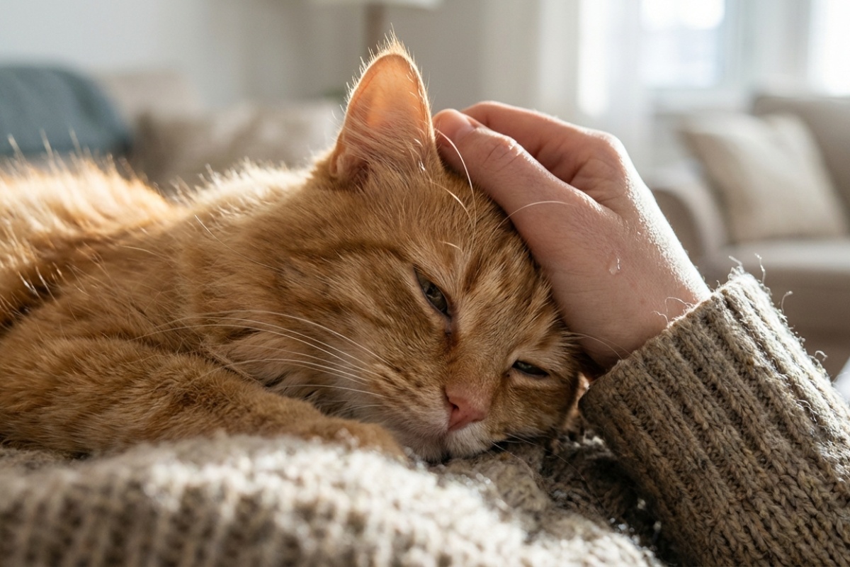 Vaš krzneni mali iscjelitelj: Zašto vaša mačka uvijek bira mjesto koje vas boli detail 1