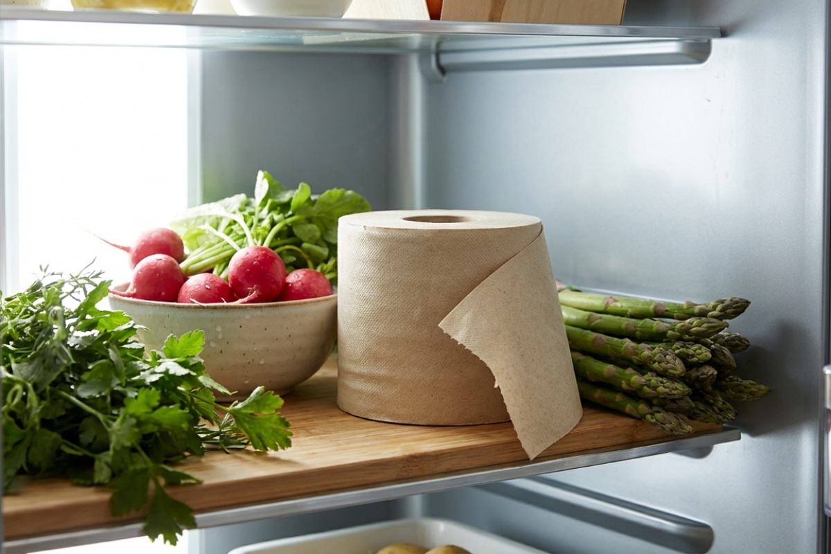 Zašto lukave domaćice stavljaju rolu toaletnog papira na policu hladnjaka: rezultat je vidljiv već nakon jednog dana detail 1