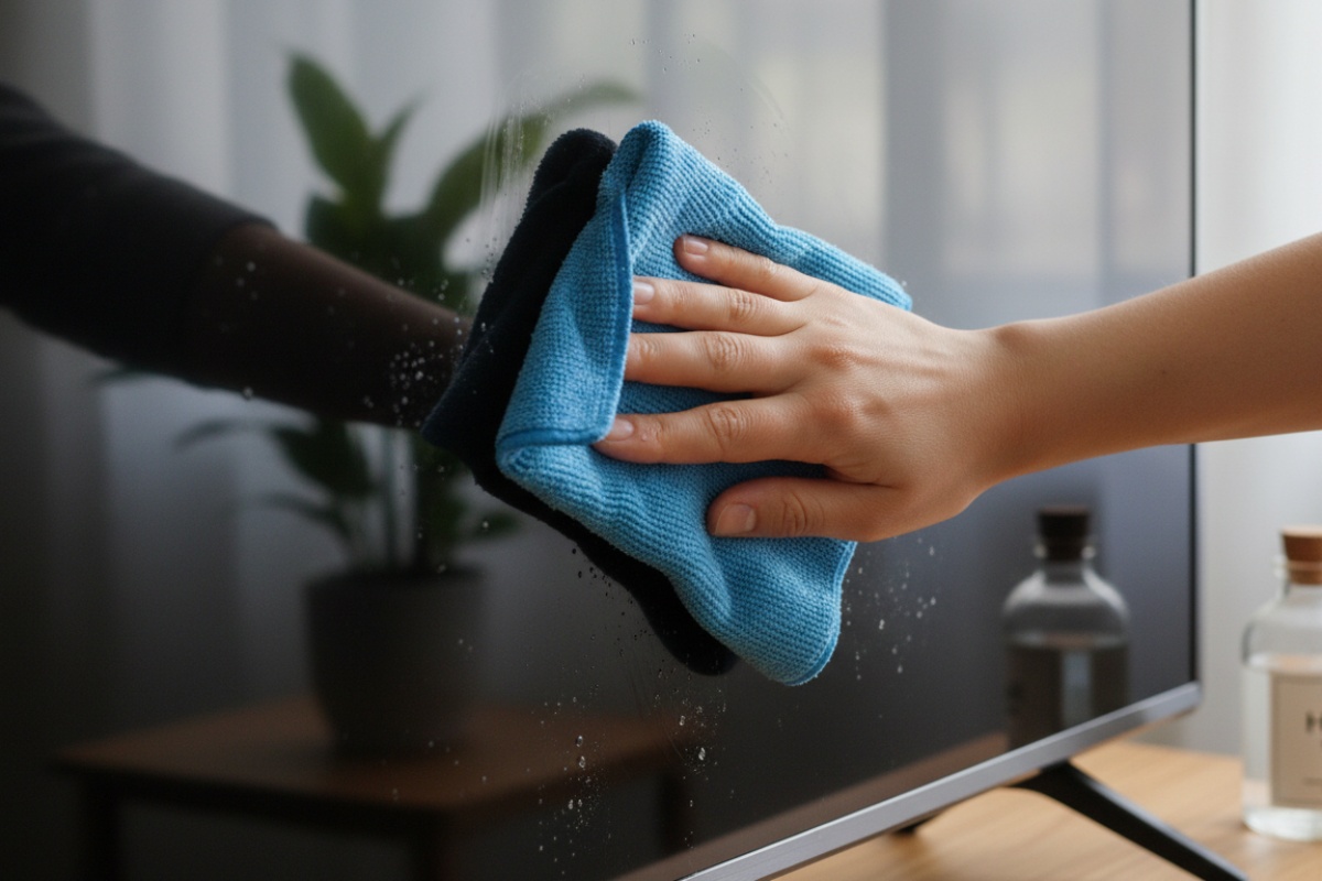 Genijalan trik za ekran televizora. Nakon brisanja kućnom otopinom neće ostati niti jedna mrlja detail 1