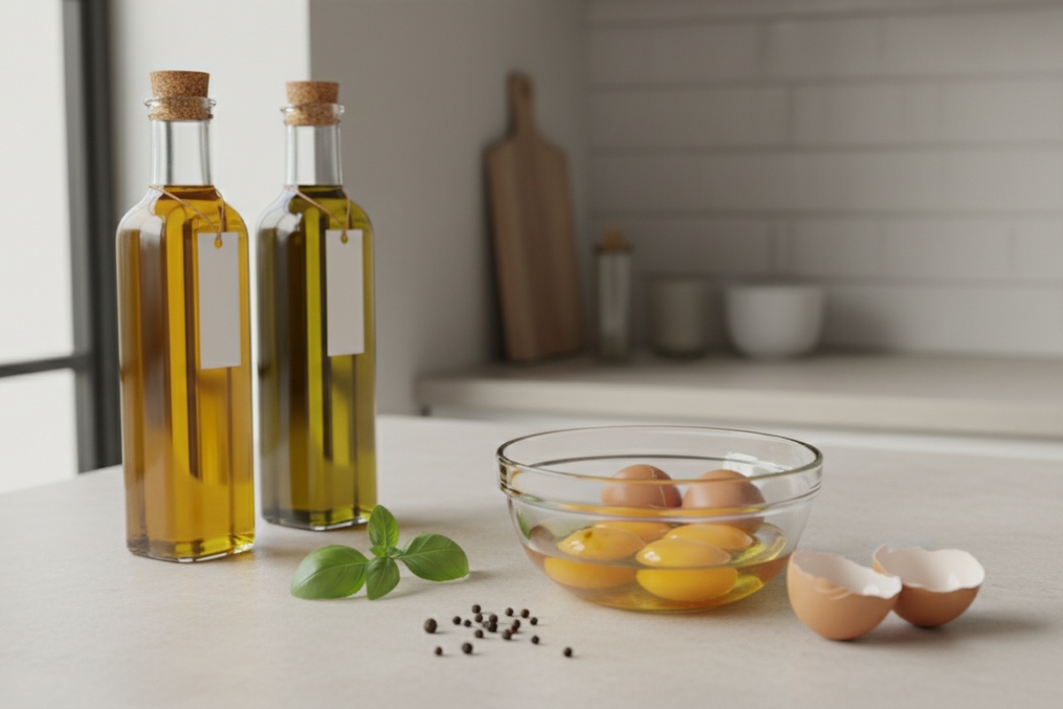 Ne pržite jaja na ovoj masti. Nije zdrava i bjelančevine će se brzo zgrušati. detail 1