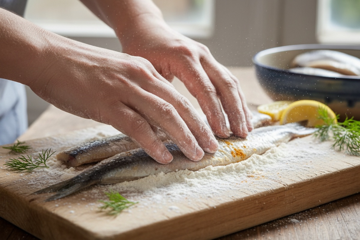Uvaljam, pržim, a zatim stavljam u marinadu. Ova grickalica je vrlo tražena na Badnjak detail 1