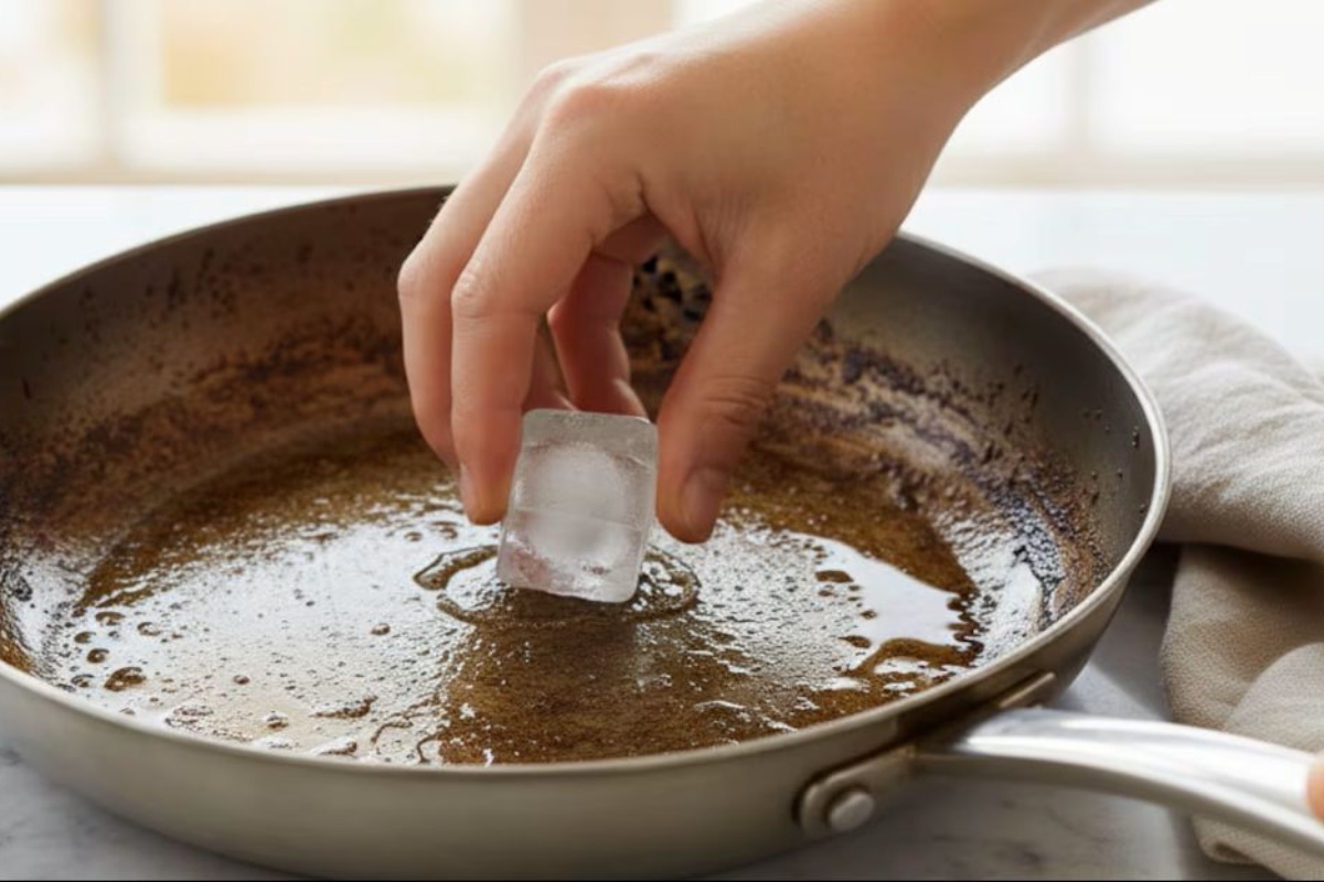 Kako odmastiti tavu ili lim za pečenje pomoću leda, lako i za manje od 10 minuta detail 1