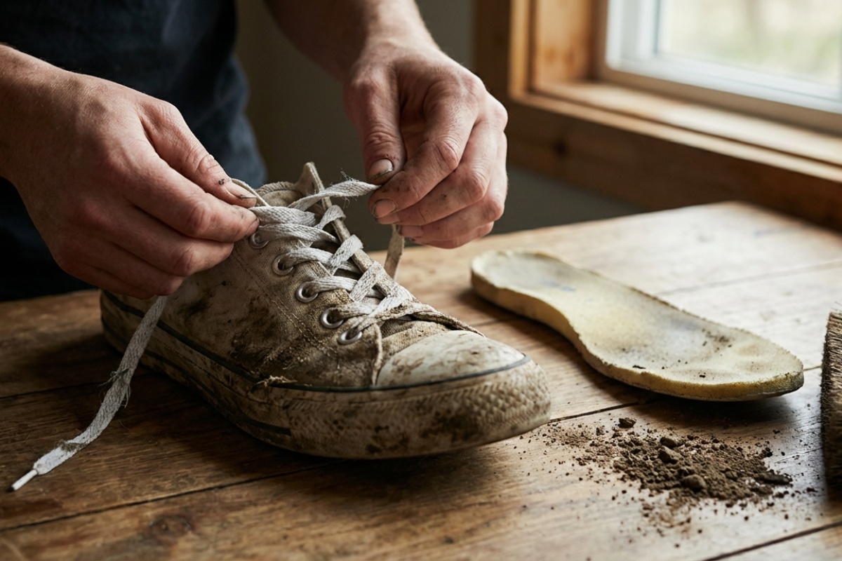 Kako oprati cipele u perilici rublja tako da budu ponovno kao nove detail 1