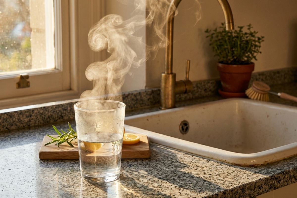 Bez octa i bez sode bikarbone: trik s pola čaše koji sam čisti odvod detail 1