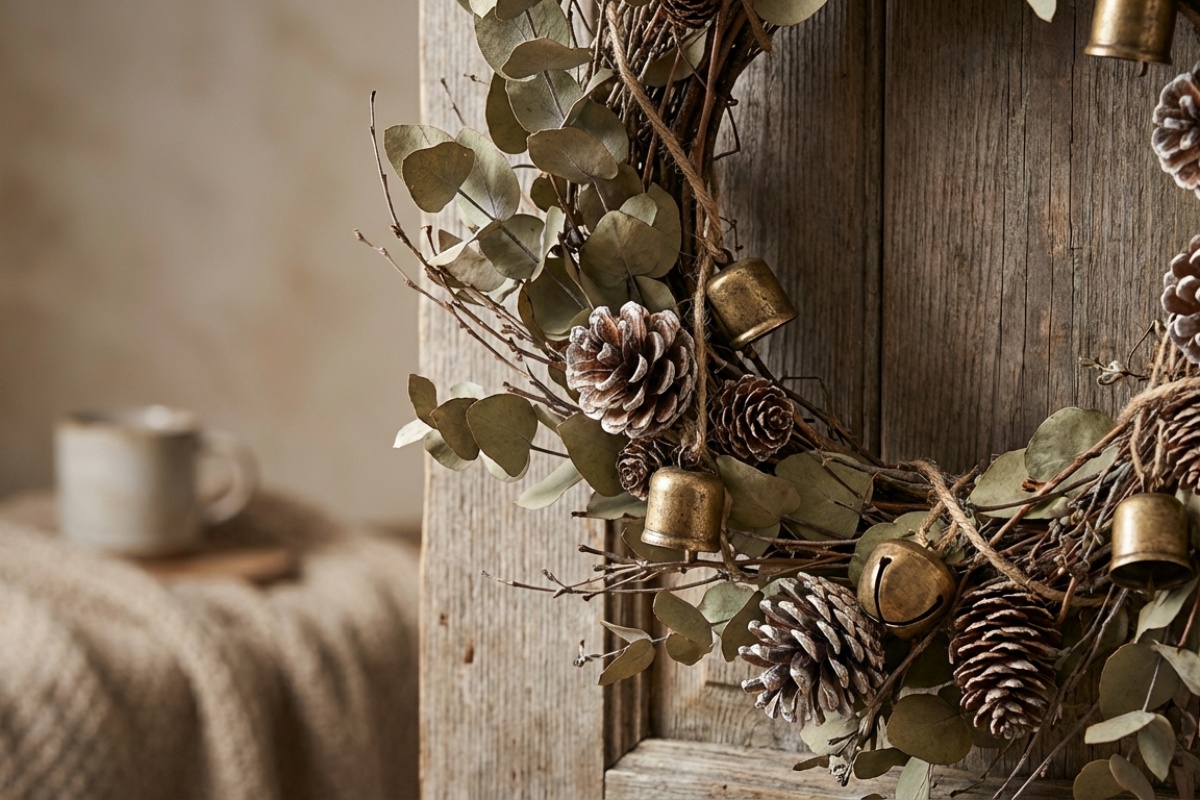 Ni crvena ni zelena na božićnom vijencu: novi trend za 2025. praktičniji i elegantniji detail 1