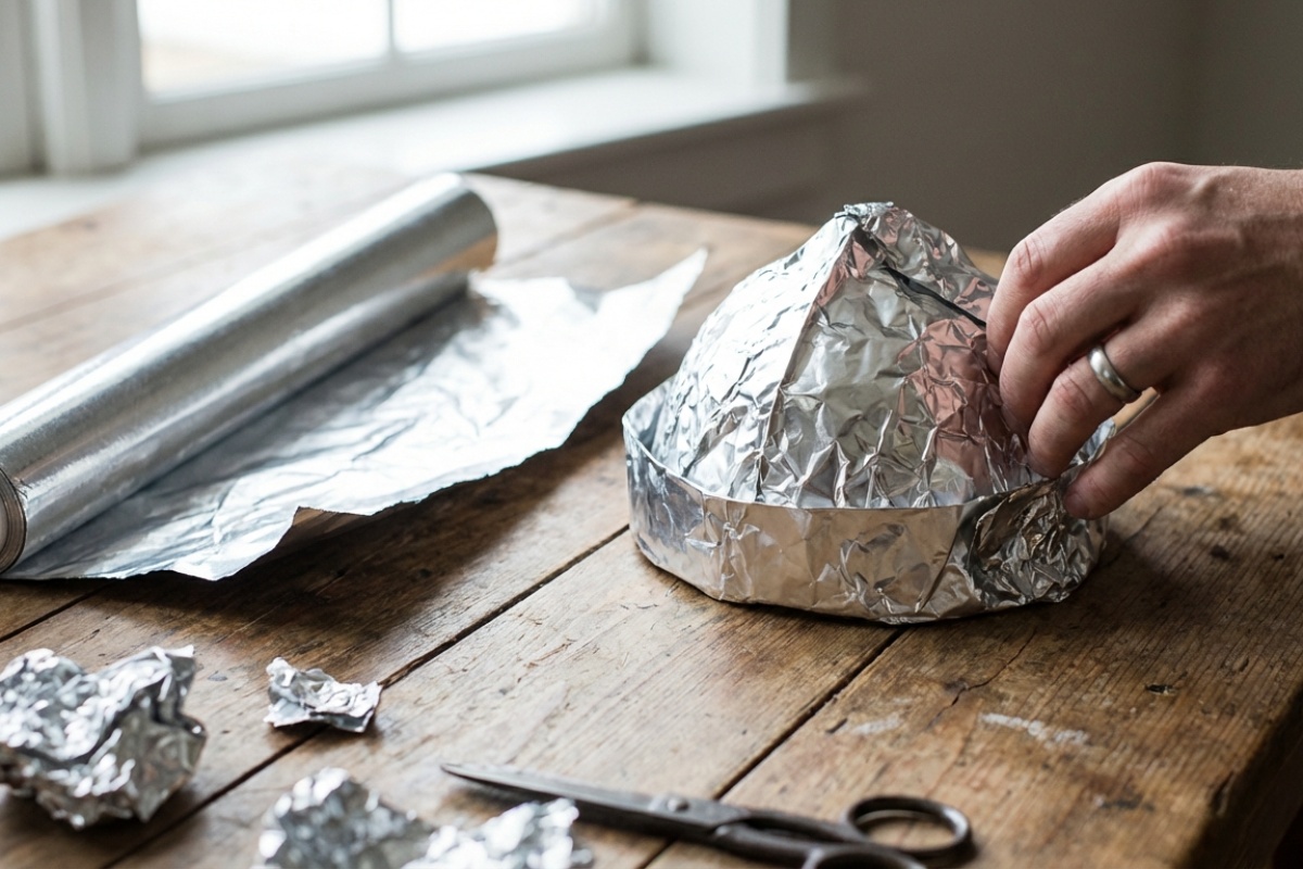 Moja tetka nosi kapu od folije kod kuće i nije luda! Trik protiv wi-fi zračenja o kojem svi šute! detail 1