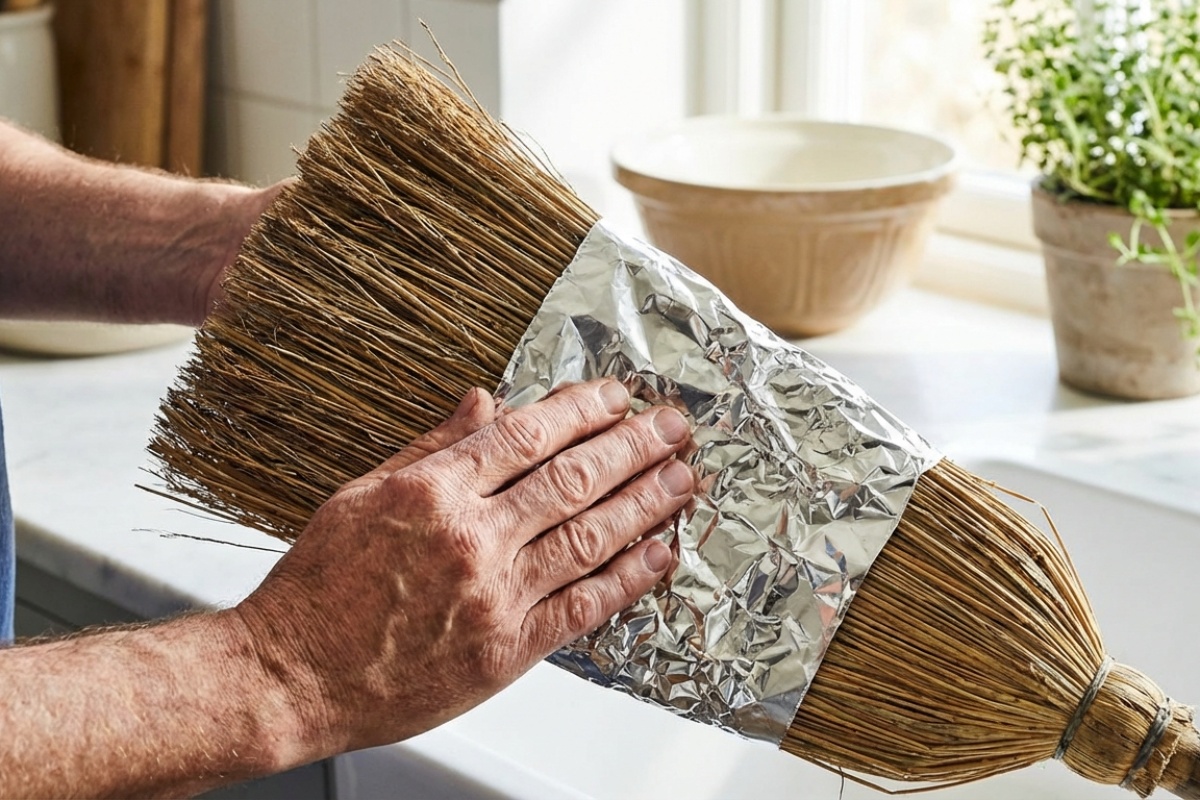 U trendu je: Čemu služi stavljanje aluminijske folije na metlu i zašto to svi preporučuju detail 1