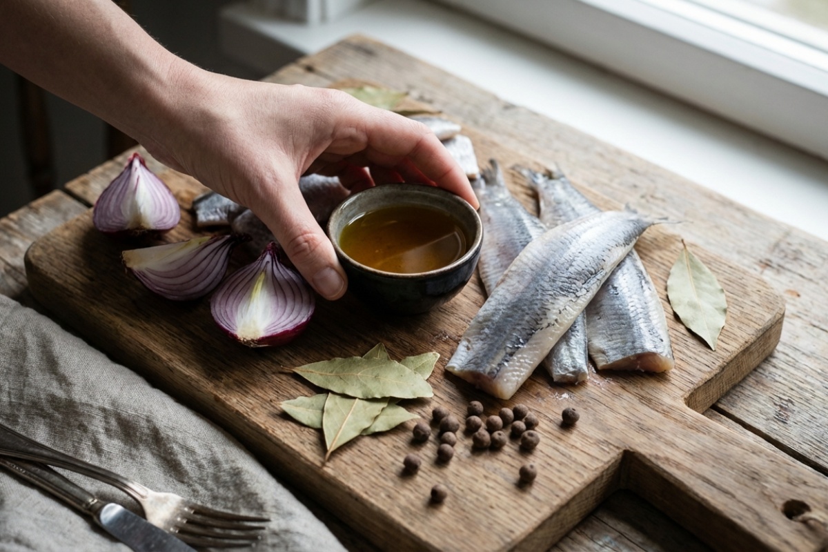 Stavite u staklenku i prelijte uljem. Idealne haringe za blagdane detail 1