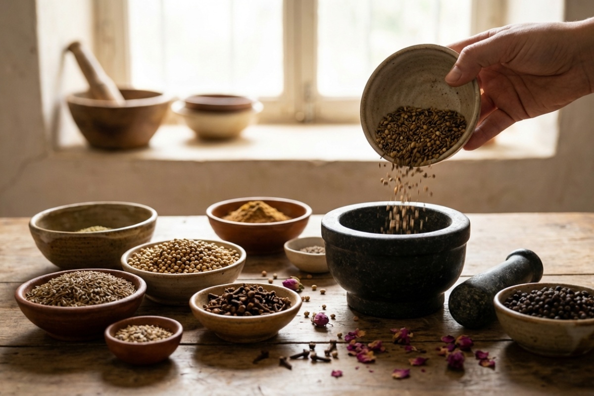 Aromatičan začin koji pomaže probavi, čisti jetru i bubrege. Najbolji za ribu i meso detail 1