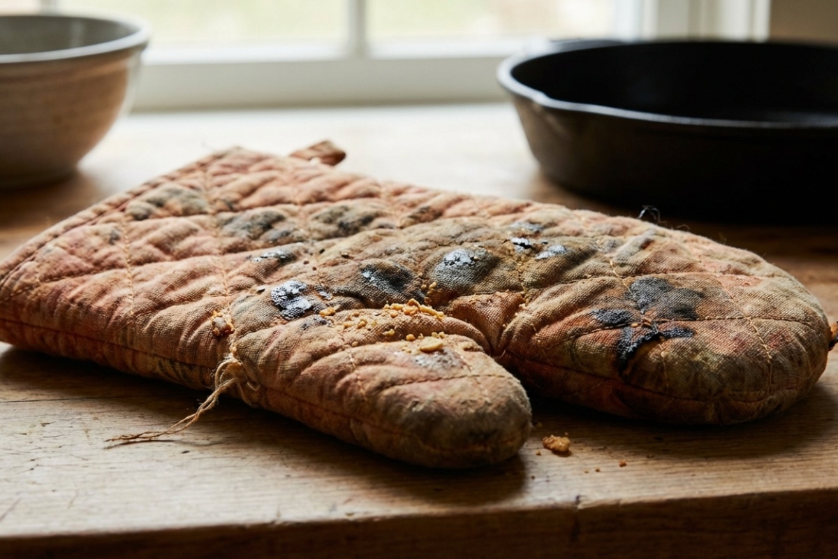 Namačem masne, zamazane kuhinjske rukavice na 25 minuta – i one su kao nove: potrebna su samo 2 sastojka i voda detail 1