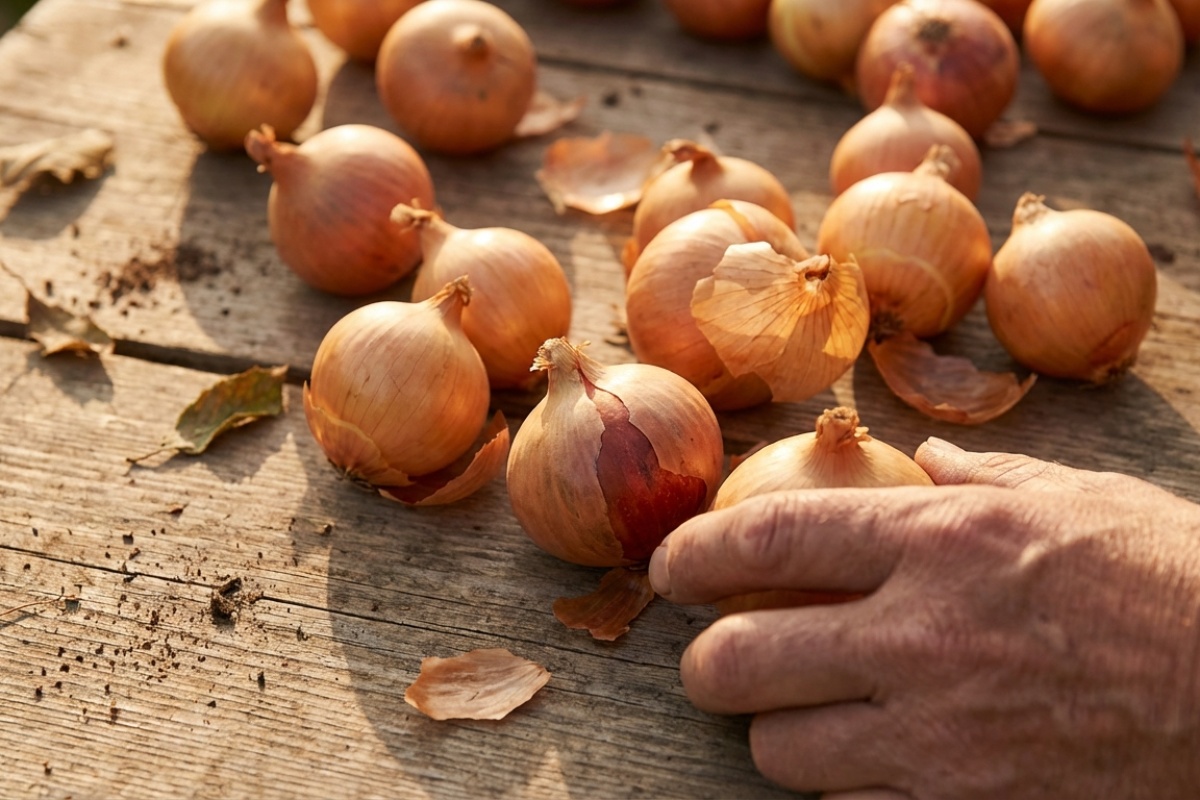 Luk će izdržati do proljeća bez truljenja: jednostavan način skladištenja za koji malo tko zna detail 1