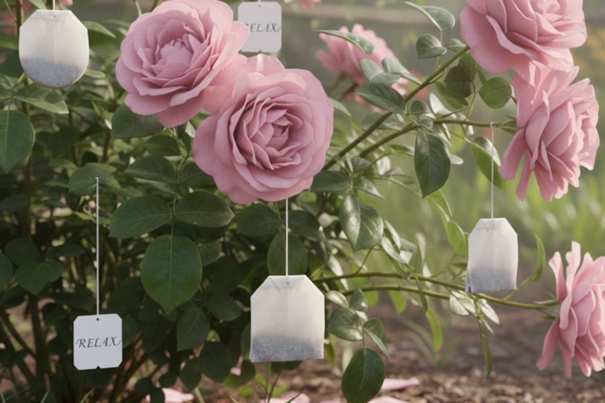 Vješanje vrećica čaja na grane ruže: zašto to preporučuju i čemu služi detail 1