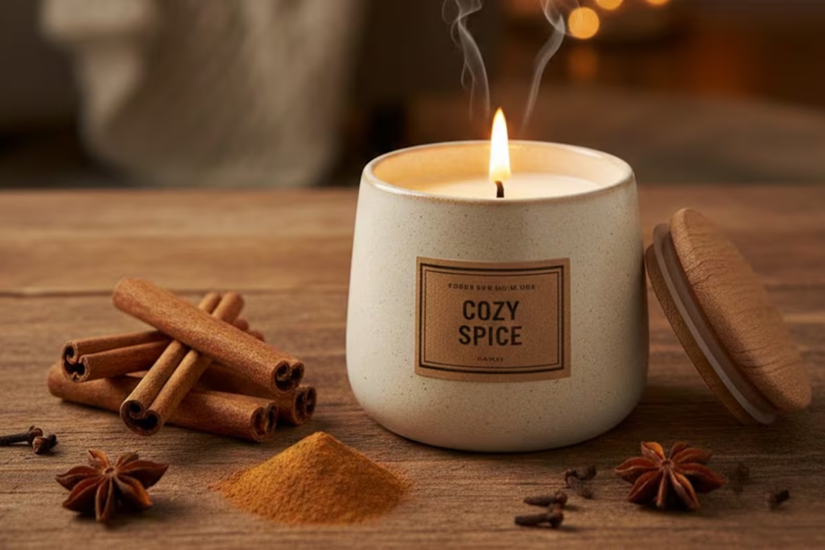 Miješanje cimeta s otopljenom svijećom: čemu to služi detail 1