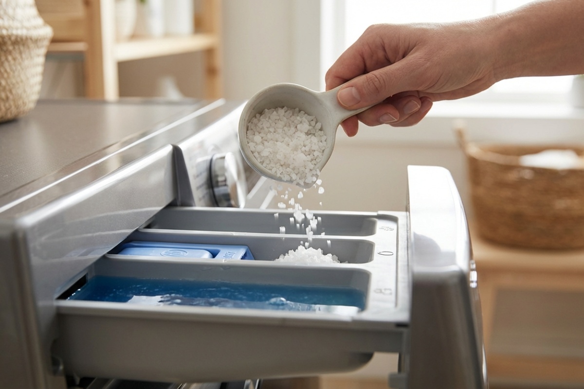 Miješanje deterdženta i soli u perilici rublja: čemu služi i zašto je toliko važno detail 1