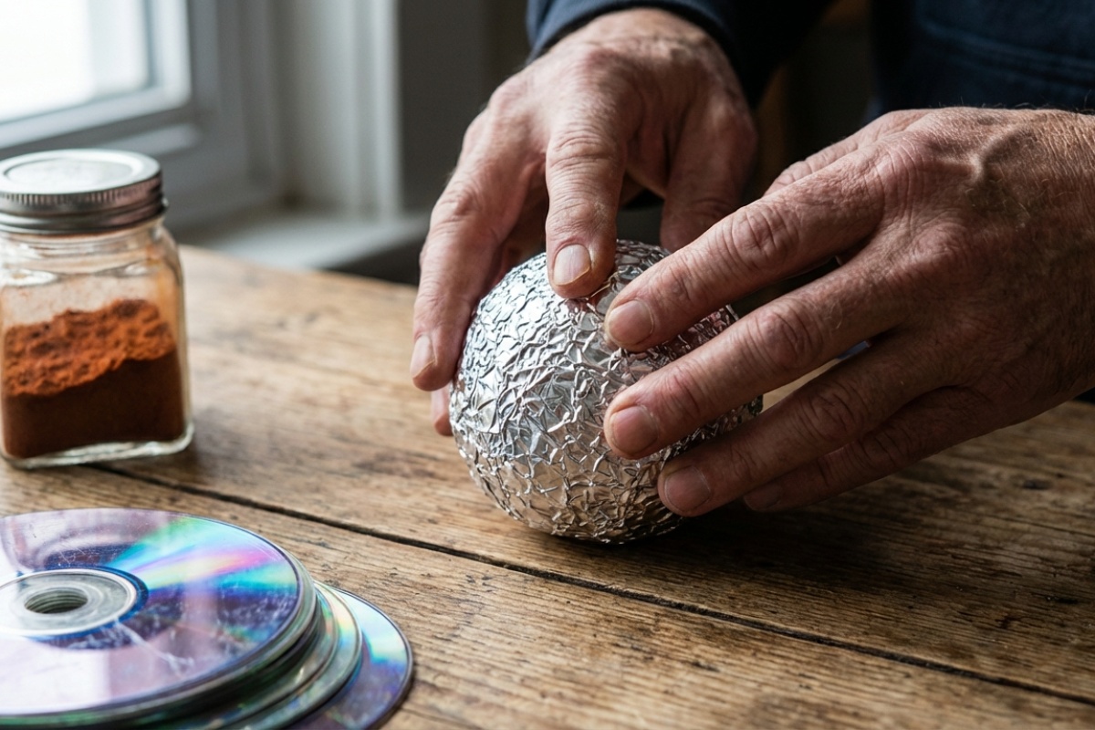 Čemu služi stavljanje kugle od aluminijske folije na balkon, prema stručnjacima detail 1