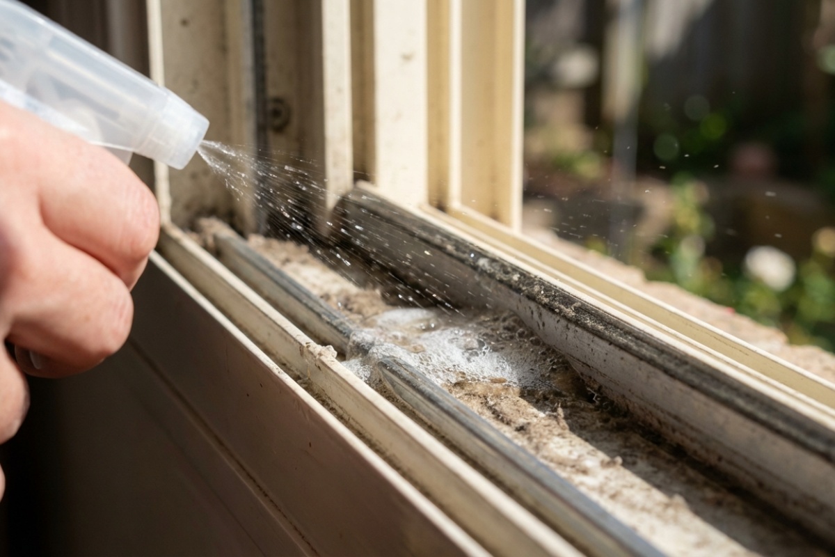 Čemu služi prskanje octa po vodilicama prozora i zašto se to preporučuje? detail 1