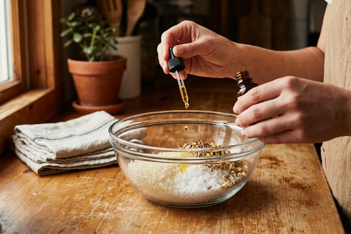 Prelijte kipućom vodom, dodajte 20 kapi i stavite u zahod. Svježi miris proširit će se svakim kutom. Miris za WC detail 1