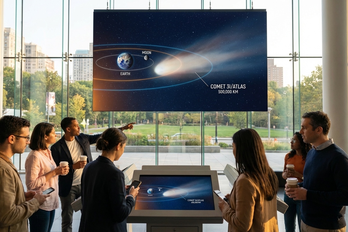 Kometa 3I/Atlas ima rep duži od udaljenosti do Mjeseca.