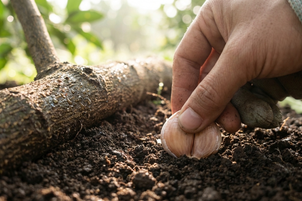 Stablo limuna: čemu služi stavljanje češnjaka u zemlju i koje dobrobiti donosi detail 1