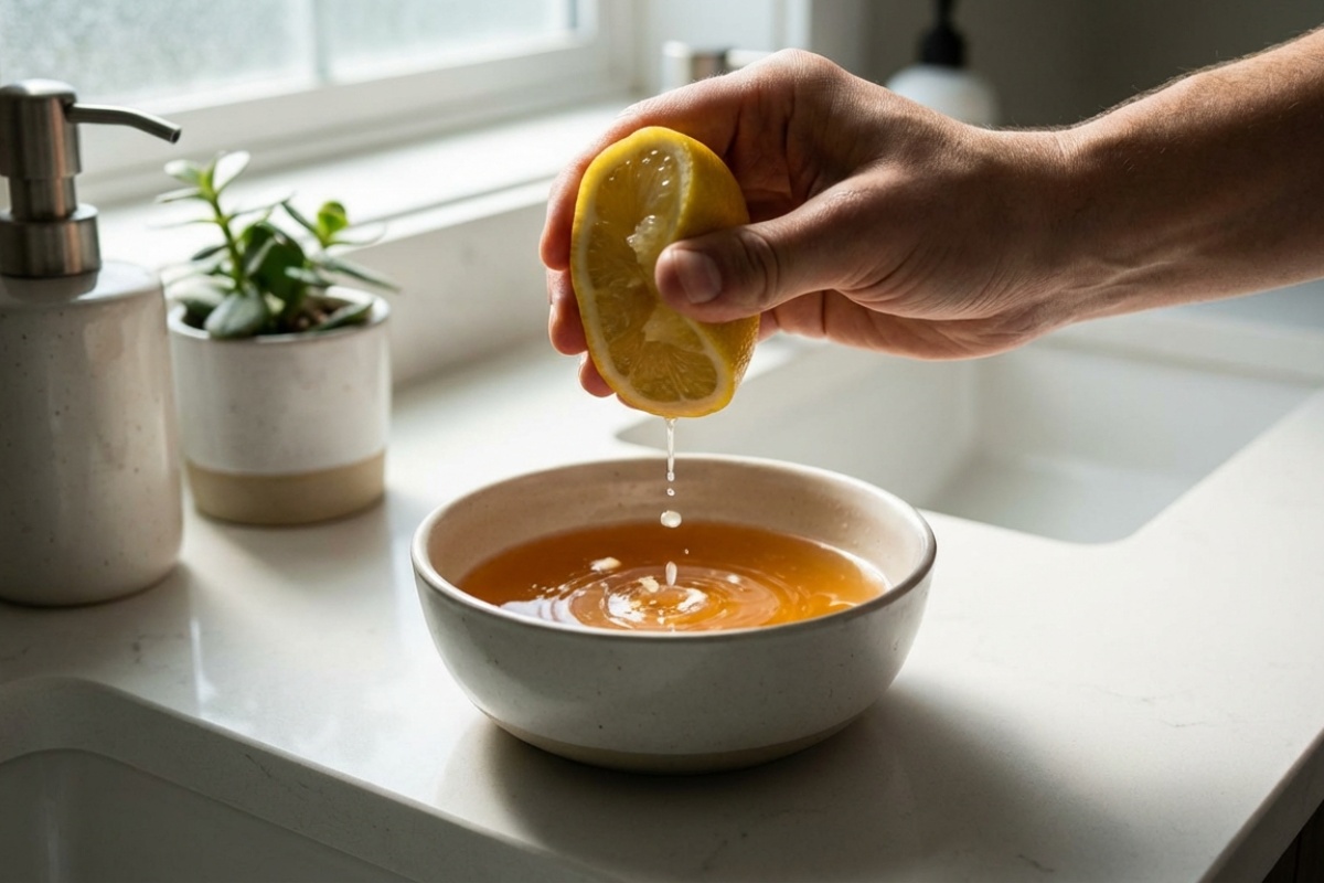 Navečer ulijte u WC školjku. Do jutra će 