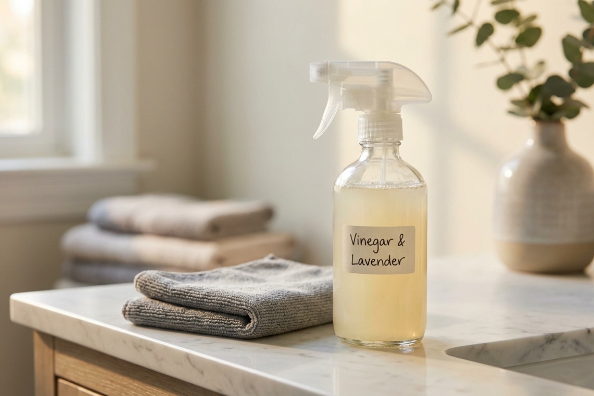 Pripremite ovu otopinu – i vrata tuš kabine će sjajiti. Trikovi kako se riješiti tragova sapuna detail 1