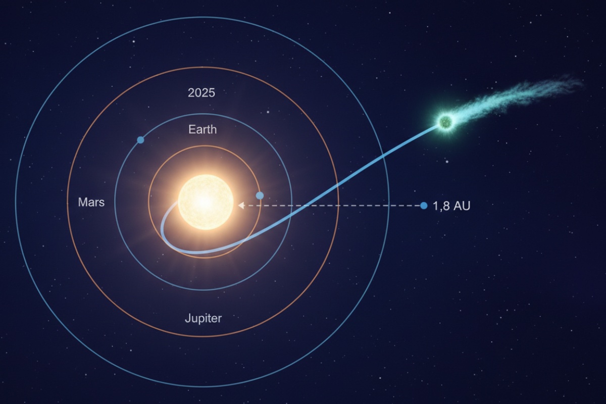 Kometa 3I/Atlas kao Betlehemska zvijezda. Uskoro će biti najbliže Zemlji detail 1