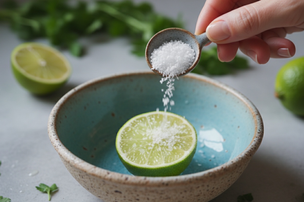 Žlica bijelog praha plus limeta i kupaonica miriše svježe kao nikad prije detail 1