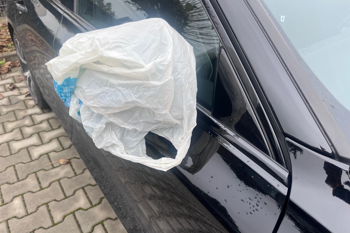 Bijeli ručnik na retrovizoru automobila je znak. Ako vozilo stoji uz cestu, bolje ga ne ignorirati detail 1