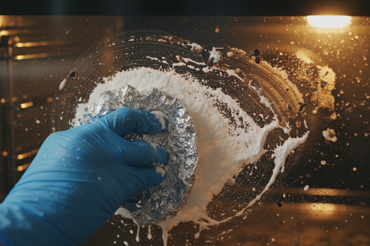 Ovo je moj patent za čista i sjajna vrata pećnice. Izgledaju kao nova bez ribanja i napora. detail 1