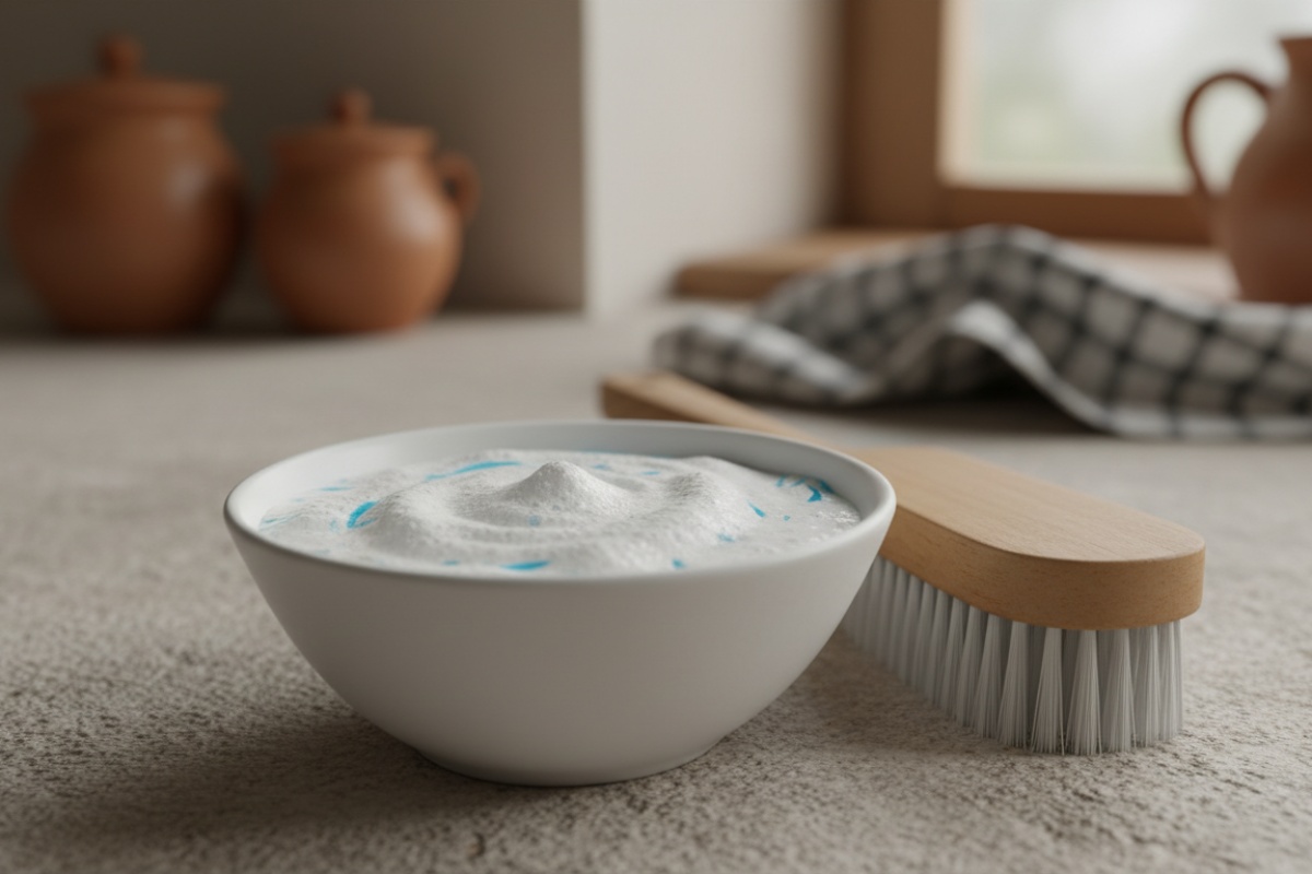 Ubacite 5 punih žlica i nanesite na prljave fuge. Bit će kao nakon obnove. Izbacit će prljavštinu bez ribanja. Metoda za čišćenje fuga detail 1