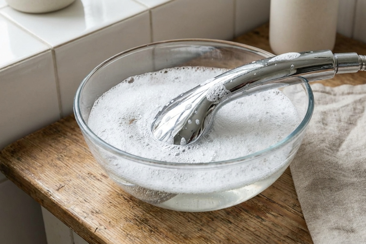 Kako očistiti kamenac i naslage s glave tuša bez napora detail 1