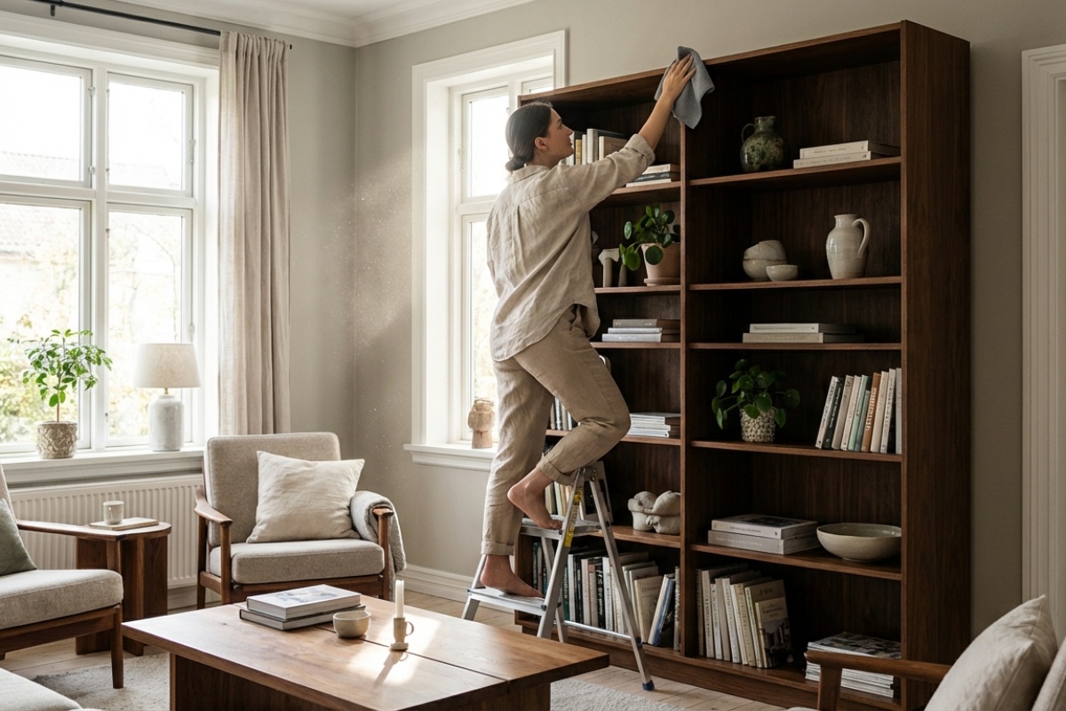 Ako se prašina stalno vraća, problem nije u čišćenju, nego u njegovu redoslijedu detail 1