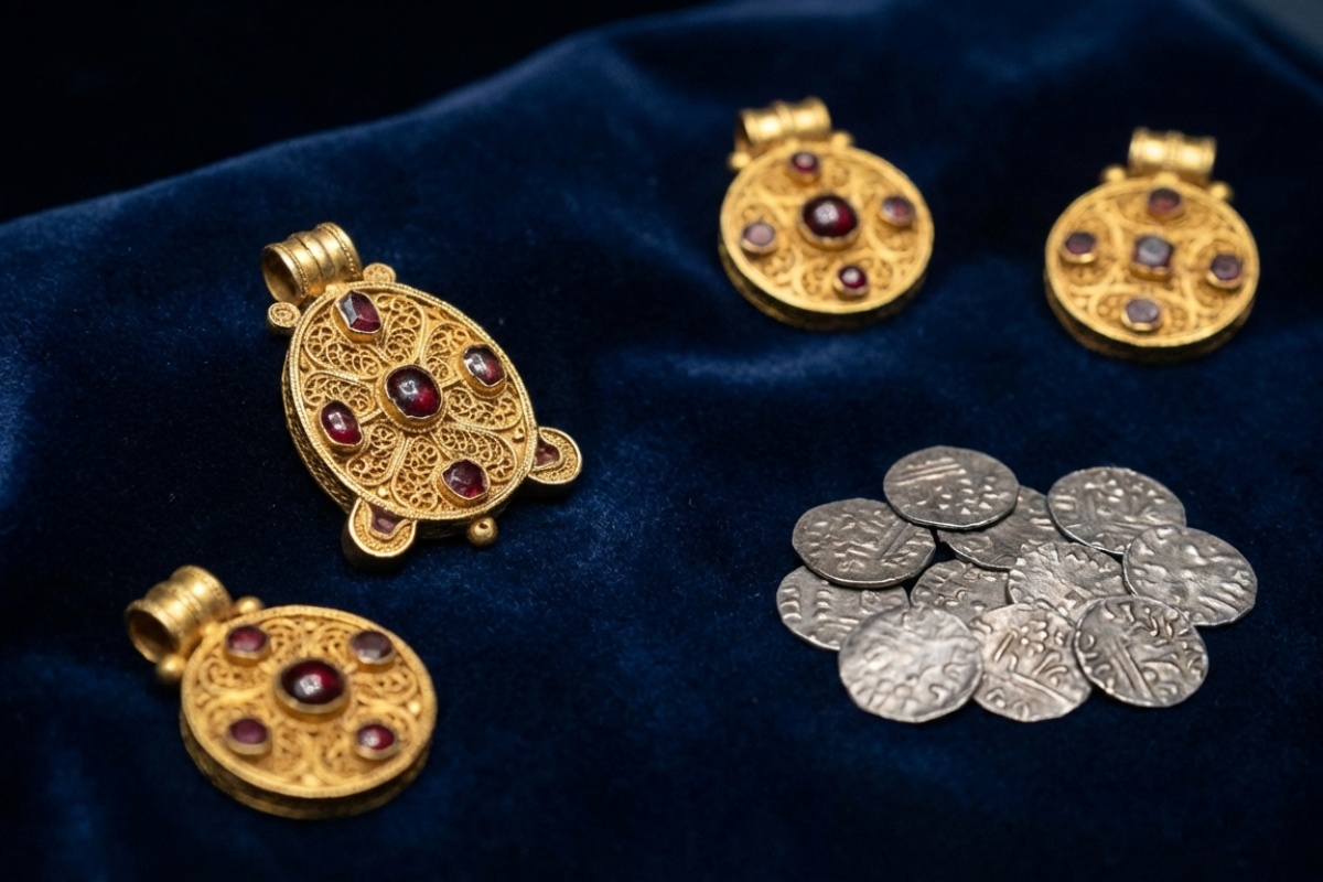 Pronašli blago na polju i pozvali policiju: Arheolozi su ostali zatečeni sadržajem srebrne posude detail 1